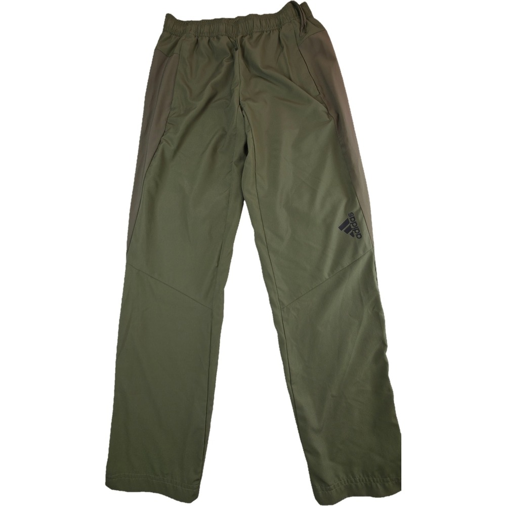 Adidas Pants Mens Medium Green Aeroready IL1407 Training Athletic Excellent